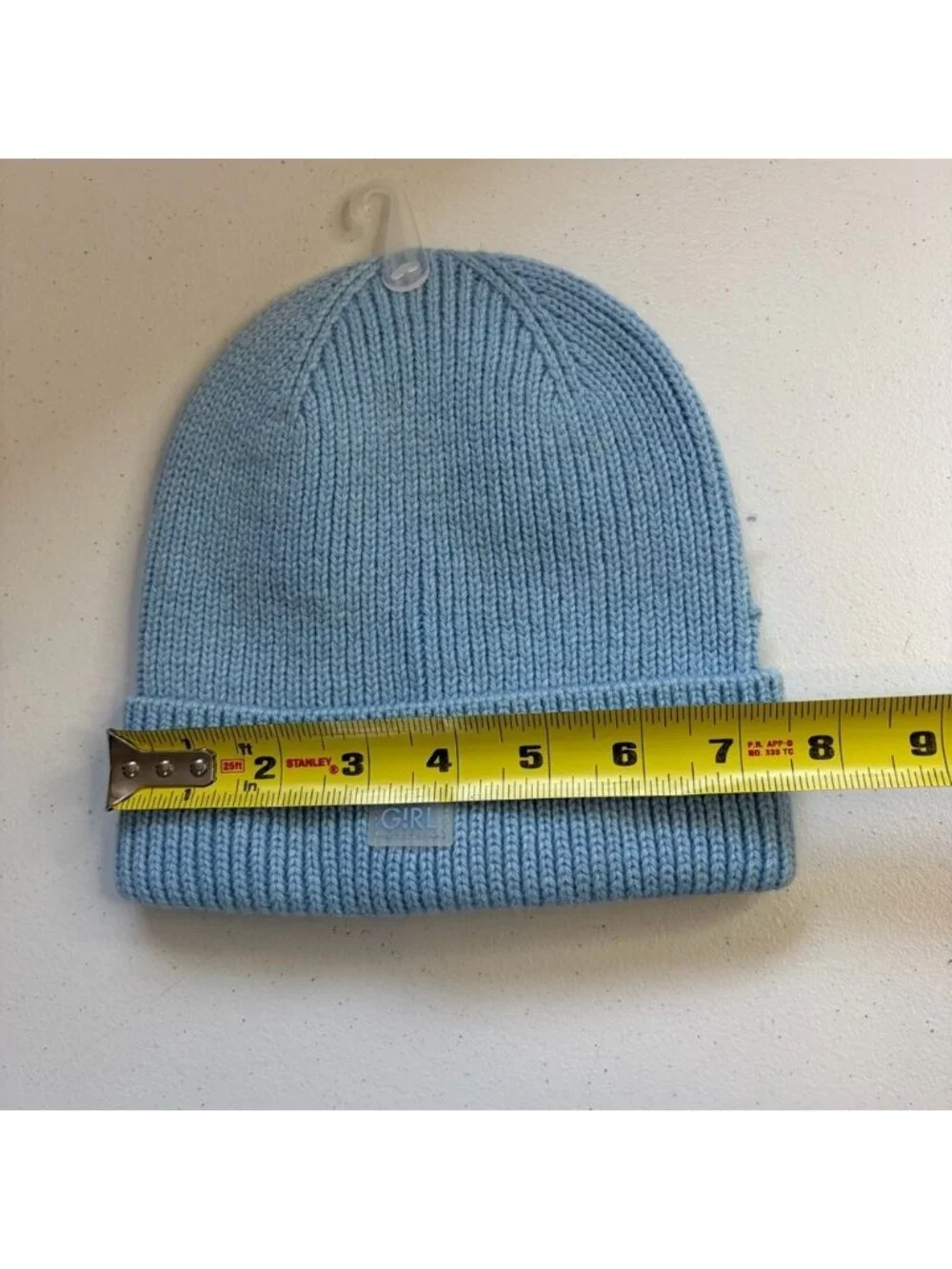 Athleta Girl Blue Chill Out Beanie Touque Knit Winter Hat New